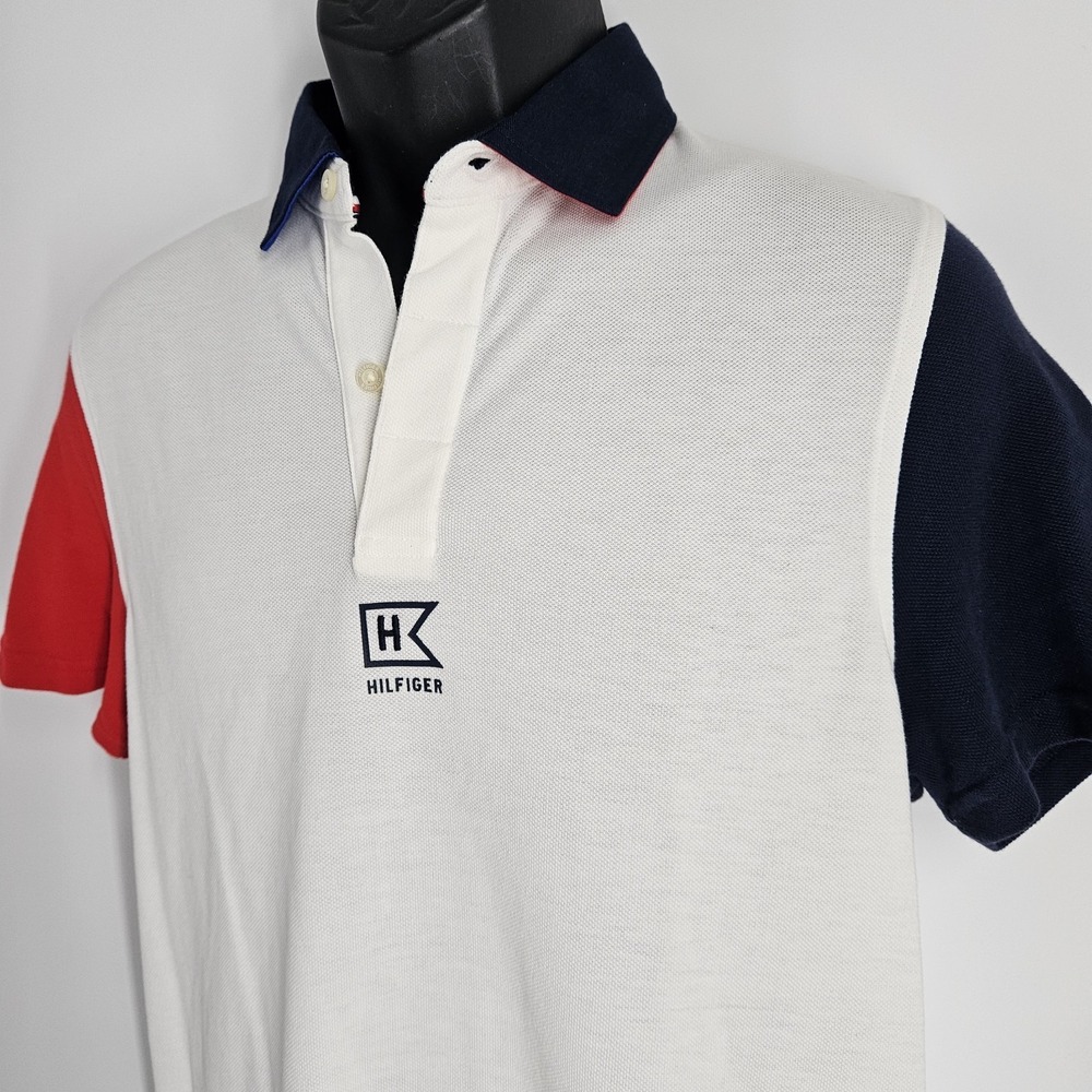 Tommy Hilfiger Men's Custom-Fit Brugman Tipped Polo Shirt Size Small